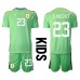 Cheap Uruguay Sergio Rochet #23 Goalkeeper Home Football Kit Children World Cup 2022 Short Sleeve (+ pants)